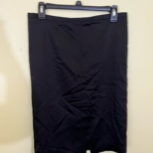 BCBGMaxAzria Black Pencil Skirt Knee-Length Work